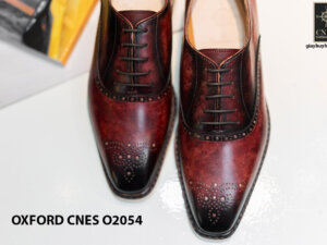 Giày da nam sắc màu núi lửa Oxford CNES O2054 003