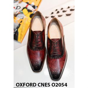 Giày da nam sắc màu núi lửa Oxford CNES O2054 002