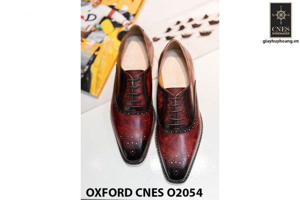 Giày da nam sắc màu núi lửa Oxford CNES O2054 002