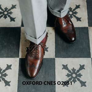 Giày da nam độc đáo Oxford CNES O2051 003