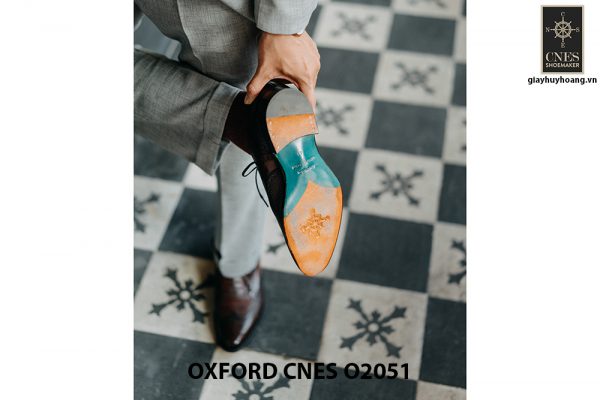 Giày da nam độc đáo Oxford CNES O2051 002