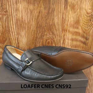 Giày lười nam da hột cao cấp Loafer Cnes CNS92 005