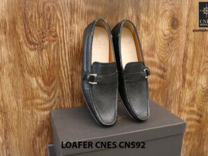 Giày lười nam da hột cao cấp Loafer Cnes CNS92 004