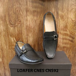 Giày lười nam da hột cao cấp Loafer Cnes CNS92 002