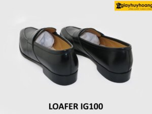 [size 42] Giày lười nam thiết kế đẹp màu đen loafer IG100 004