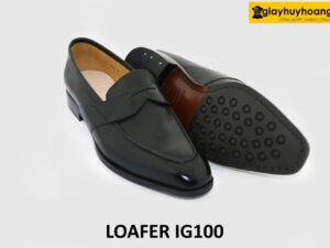 [size 42] Giày lười nam thiết kế đẹp màu đen loafer IG100 003