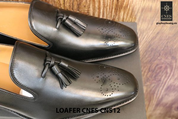 [Outlet Size 42+43] Giày lười nam có chuông Tassel Loafer Cnes CNS12 006