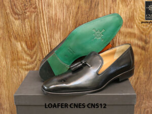 [Outlet Size 42+43] Giày lười nam có chuông Tassel Loafer Cnes CNS12 005