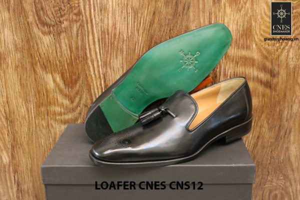 [Outlet Size 42+43] Giày lười nam có chuông Tassel Loafer Cnes CNS12 005