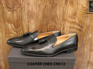 [Outlet Size 42+43] Giày lười nam có chuông Tassel Loafer Cnes CNS12 003