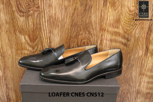 [Outlet Size 42+43] Giày lười nam có chuông Tassel Loafer Cnes CNS12 003