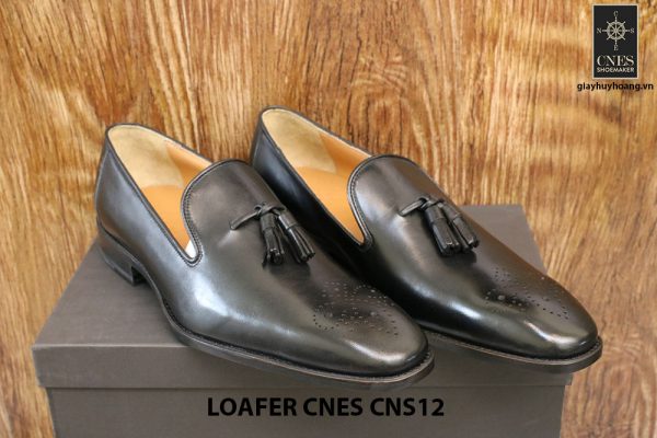 [Outlet Size 42+43] Giày lười nam có chuông Tassel Loafer Cnes CNS12 001