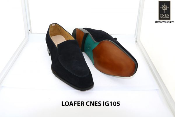 [Outlet Size 42] Giày lười nam da lộn loafer Cnes IG105 002
