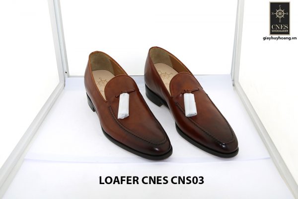 [Outlet size 41] Giày lười nam nâng chiều cao loafer Cnes CNS03 001
