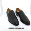 [Outlet size 42] Giày lười nam màu đen loafer Cnes IG103 001