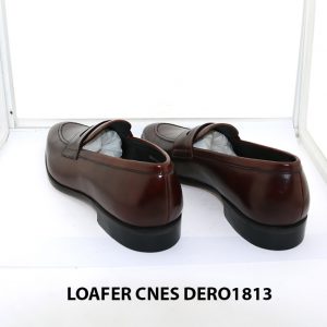 [Outlet size 41] Giày lười nam đỏ đô loafer Cnes DERO1813 004