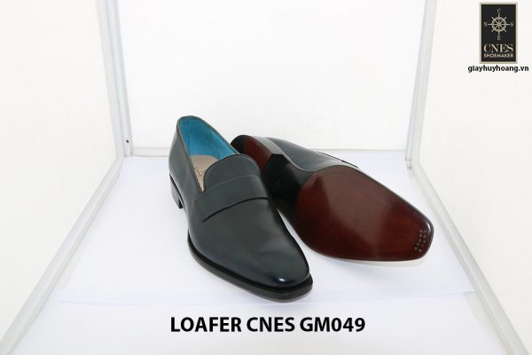 [Outlet Size 43] Giày lười nam màu xanh loafer Cnes GM049 003