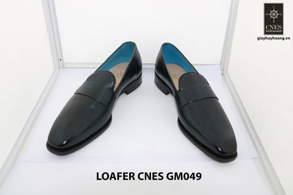 [Outlet Size 43] Giày lười nam màu xanh loafer Cnes GM049 010