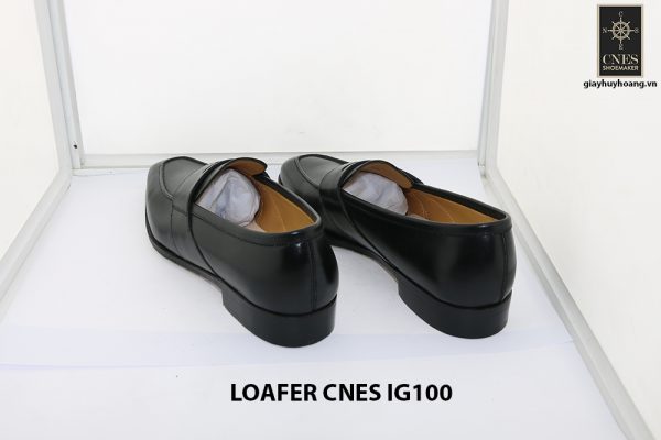 [Outlet size 42] Giày lười nam màu đen loafer Cnes IG100 004