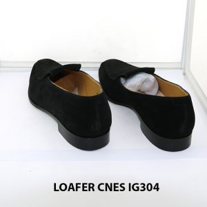 [Outlet Size 42] Giày lười nam da lộn loafer Cnes IG304 004