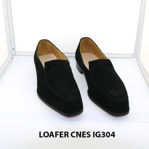 [Outlet Size 42] Giày lười nam da lộn loafer Cnes IG304 001