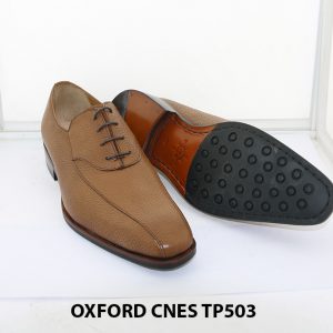 [Outlet size 43] Giày da nam da hột cao cấp Oxford Cnes TP503 003