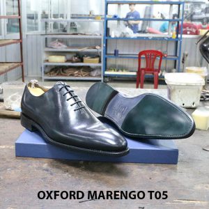[Outlet Size 43] Giày tây nam không hoạ tiết Oxford CNES T05 004