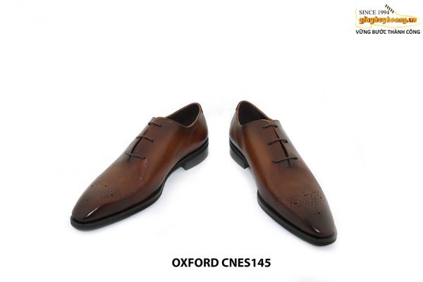 [Outlet] Giày da nam mũi hoa văn Oxford Cnes CNES145 0010
