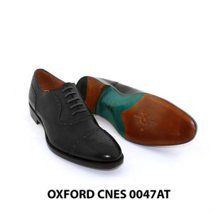 [Outlet size 41] Giày tây nam toả sáng Oxford Cnes 0047AT 009
