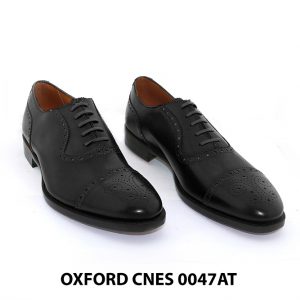 [Outlet size 41] Giày tây nam toả sáng Oxford Cnes 0047AT 007