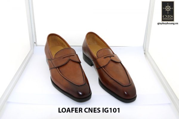 [Outlet size 44] Giày lười nam cao cấp loafer Cnes IG101 0001