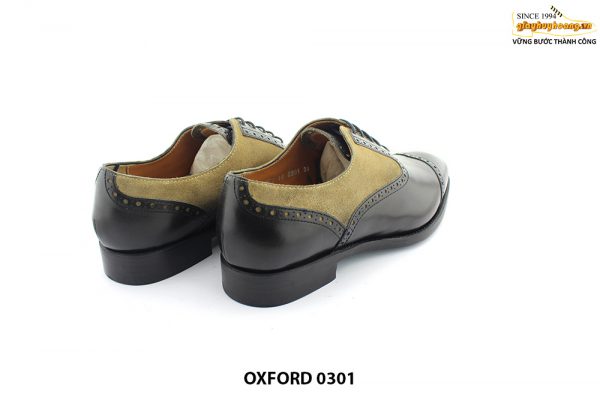 Giày tây nam phối da lộn Oxford 0301 0014