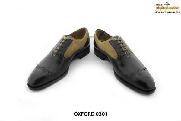 Giày tây nam phối da lộn Oxford 0301 0013
