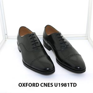 [Outlet size 40] Giày da nam captoe Oxford Cnes U1981TD 001