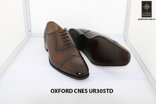 [Outlet size 42] Giày tây nam captoe Oxford Cnes UR305td 003