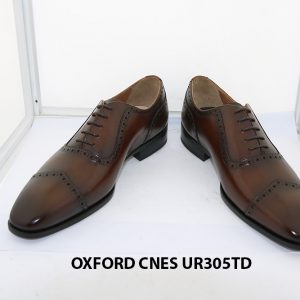 [Outlet size 42] Giày tây nam captoe Oxford Cnes UR305td 002