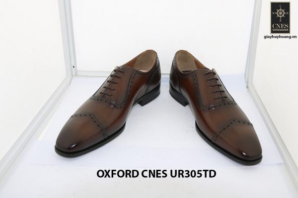 [Outlet size 42] Giày tây nam captoe Oxford Cnes UR305td 002