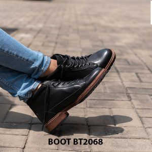 Giày Boot buộc dây nam mạnh mẽ BT2068 012