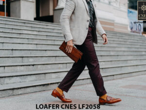 Giày lười nam không dây Penny Loafer LF2058 001