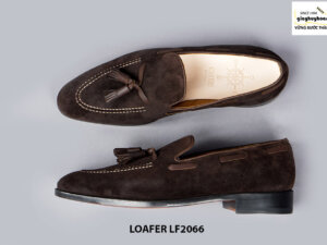 Giày lười nam da lộn phong cách Tassel Loafer LF2066 005