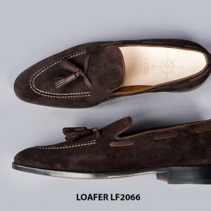 Giày lười nam da lộn phong cách Tassel Loafer LF2066 005
