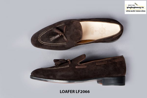 Giày lười nam da lộn phong cách Tassel Loafer LF2066 005