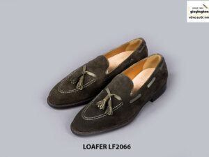 Giày lười nam da lộn phong cách Tassel Loafer LF2066 003