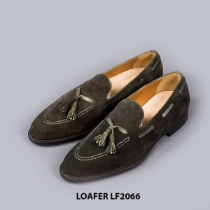 Giày lười nam da lộn phong cách Tassel Loafer LF2066 003