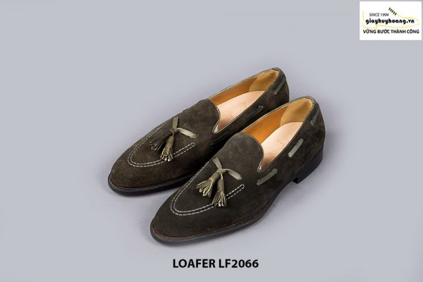 Giày lười nam da lộn phong cách Tassel Loafer LF2066 003