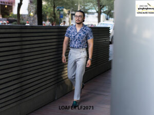 Giày da nam không buộc dây Tassel Loafer LF2071 003