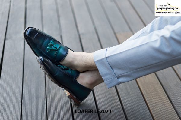 Giày da nam không buộc dây Tassel Loafer LF2071 001