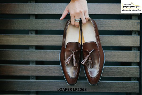 Giày lười nam hàng hiệu Tassel Loafer LF2068 001