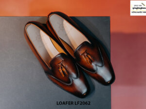 Giày da nam không dây Tassel Loafer LF2062 005
