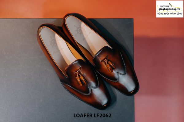Giày da nam không dây Tassel Loafer LF2062 005